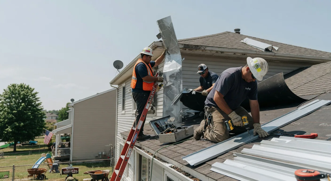 Storm Damage Metal Roof Repair in Blue Ridge Summit, PA